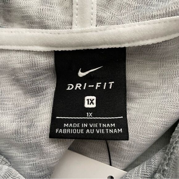 NWT Nike Cloud Gray Tie Dye Training Hoodie Women’s Size 1X (DQ1159-010) - Picture 7 of 9